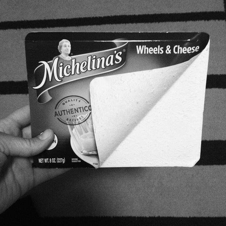 wheels and cheese
